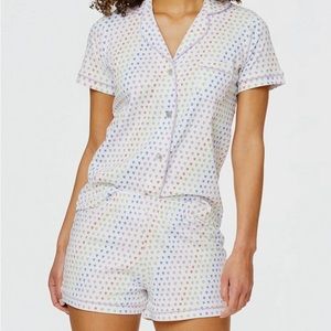 Roller Rabbit Disco Heart Short Sleeve PJS